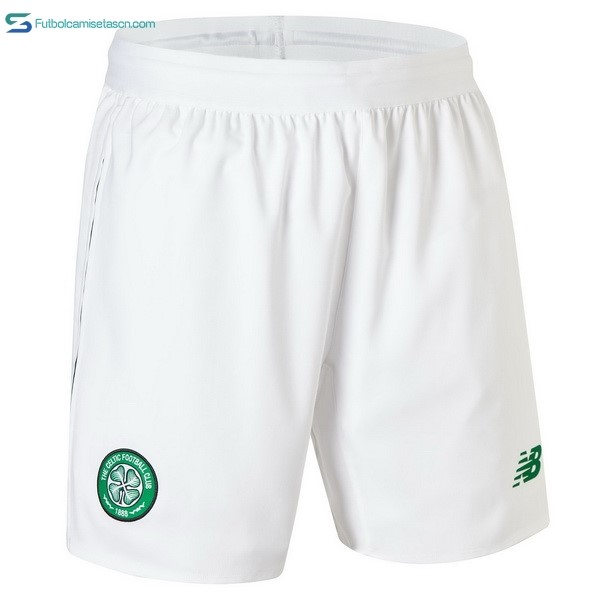 Pantalones Celtic 1ª 2018/19 Blanco